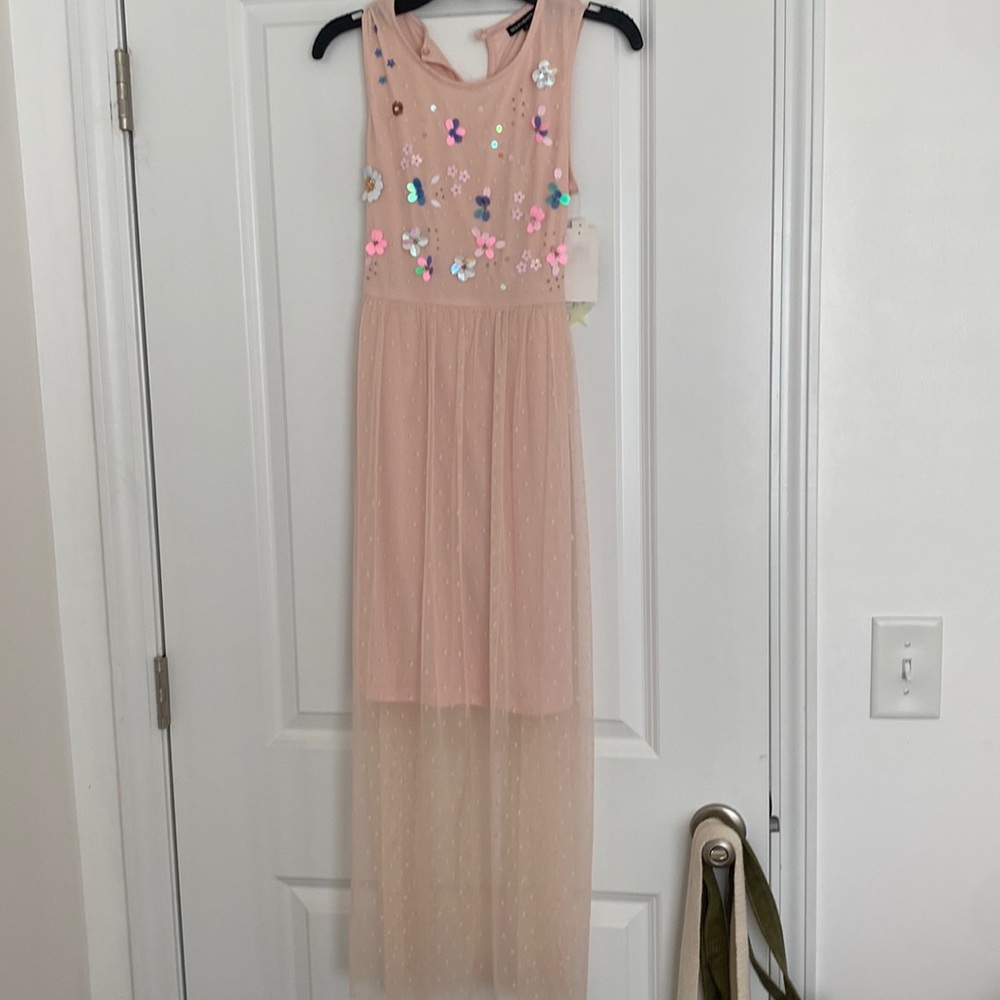 Flower pink dress ʚ♡⃛ɞ